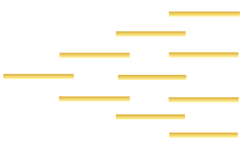 Triangle fait de bâtonnets en configuration 1/2/3/4